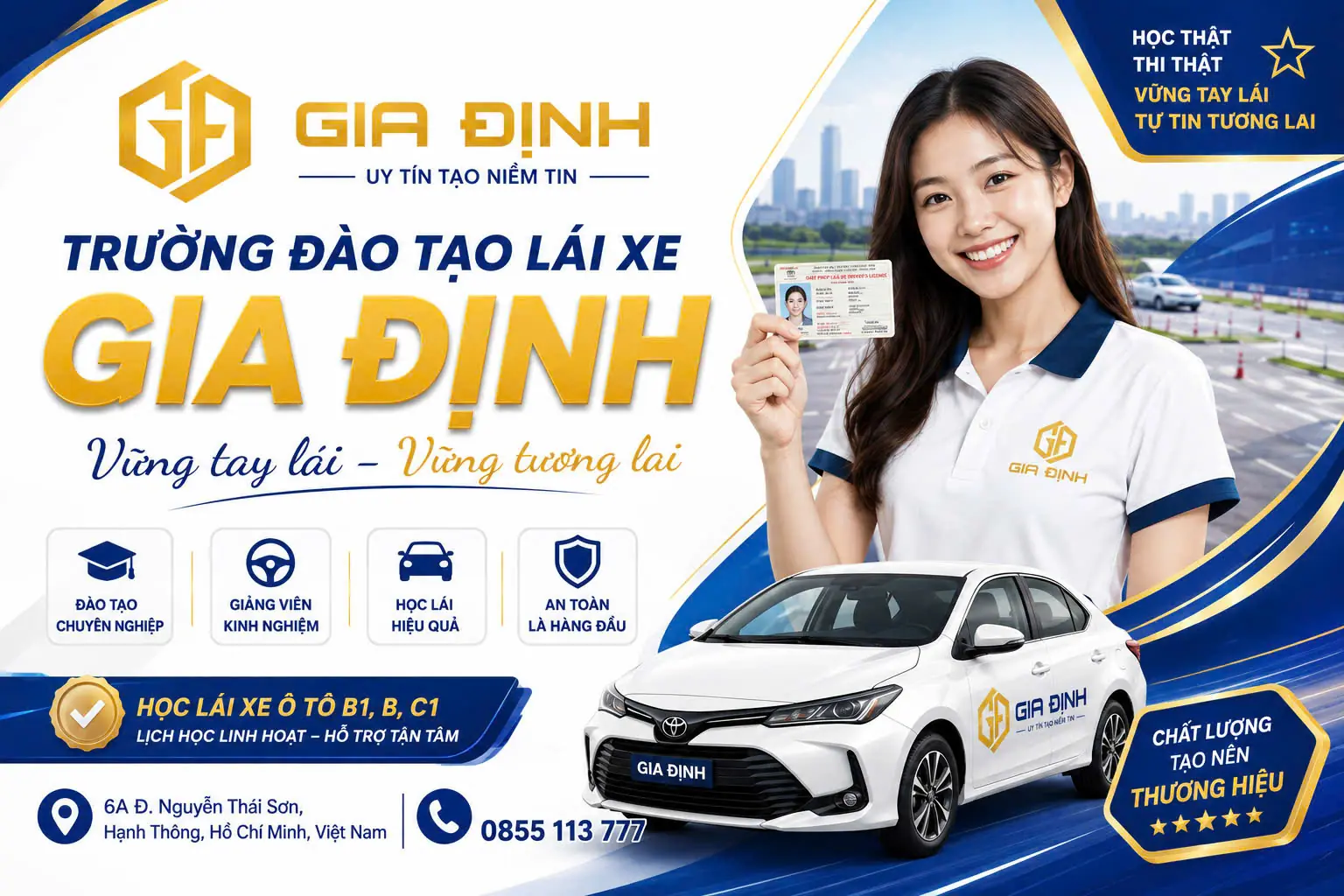 Văn phòng đào tạo lái xe Gia Định